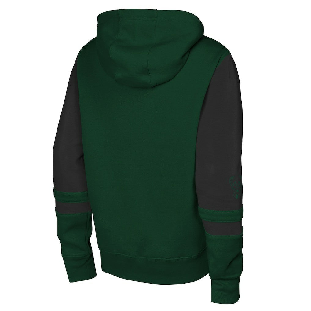 NBA Milwaukee Bucks Outerstuff Youth Straight to the League Full-Zip Hoodie