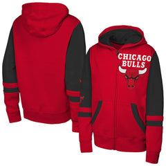 NBA Chicago Bulls Outerstuff Youth Straight to the League Full-Zip Hoodie