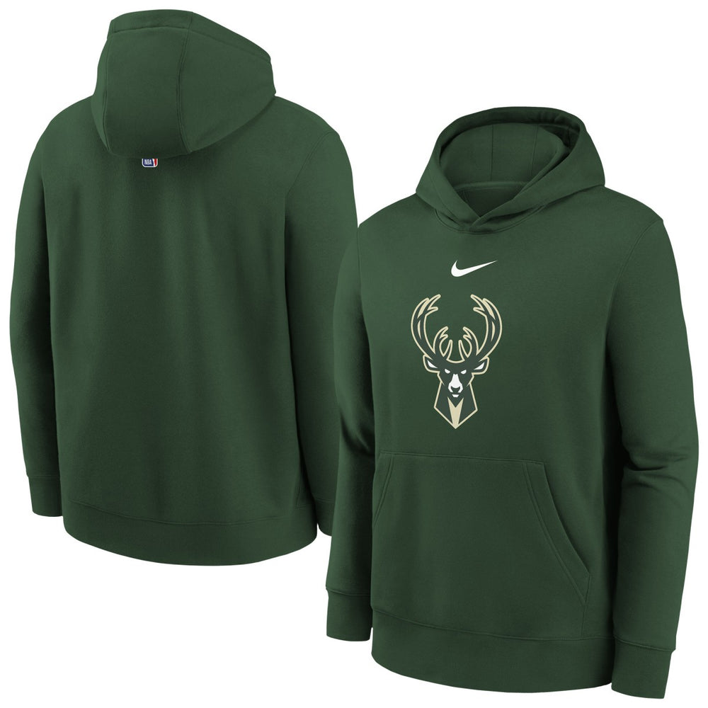 NBA Milwaukee Bucks Youth 2025/26 Club Fleece Hoodie