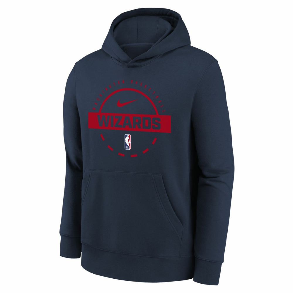 NBA Washington Wizards Youth 2025/26 Club Fleece Practice Hoodie
