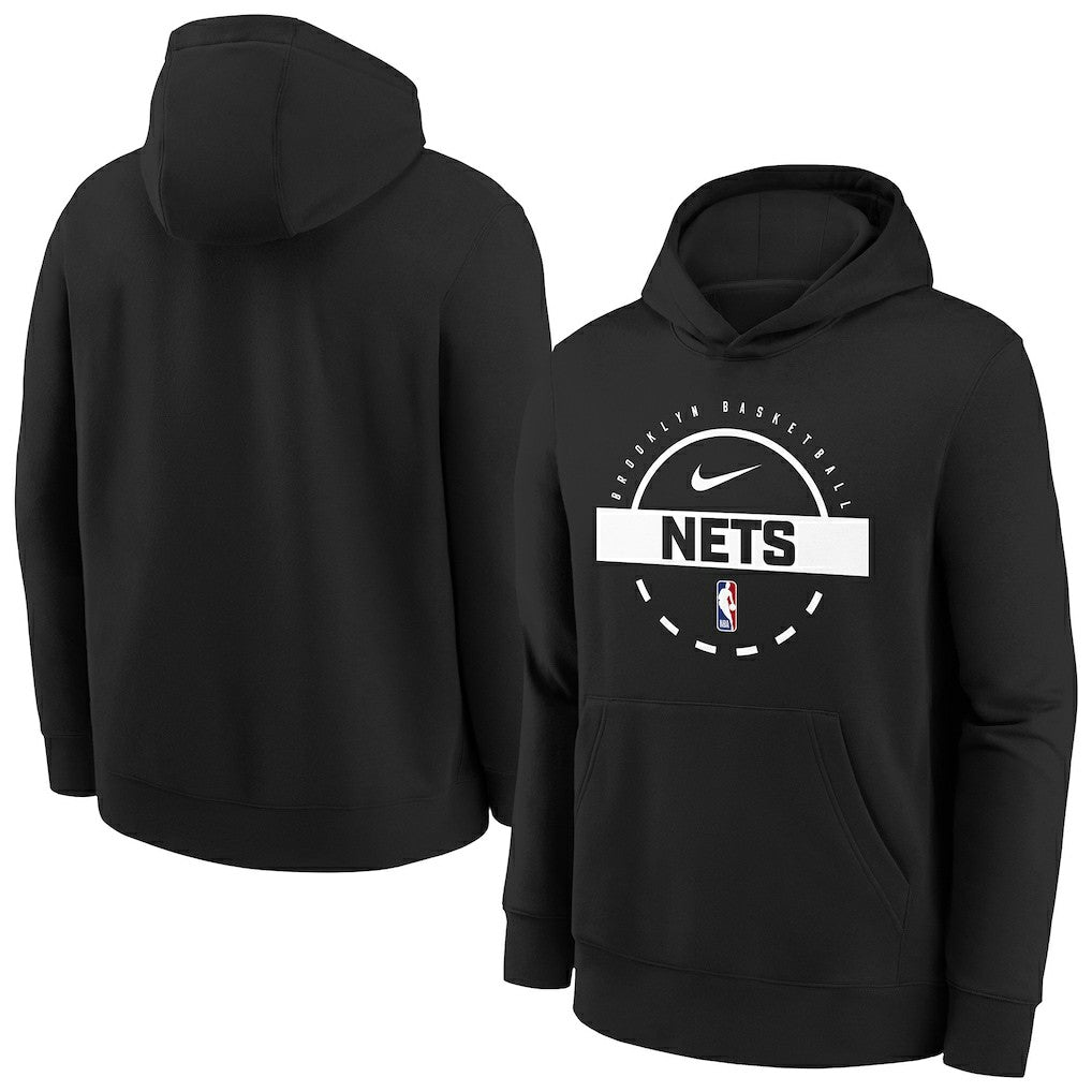 NBA Brooklyn Nets Youth 2025/26 Club Fleece Practice Hoodie