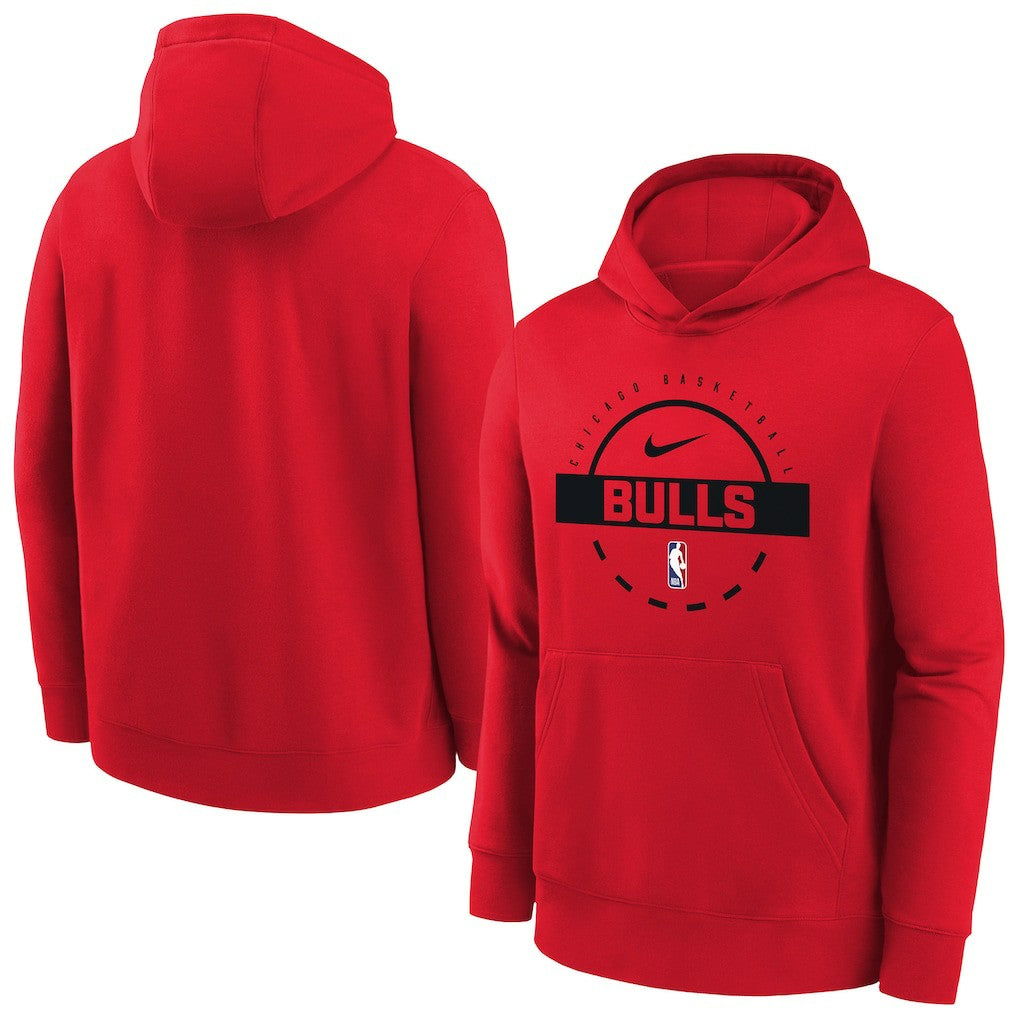 NBA Chicago Bulls Youth 2025/26 Club Fleece Practice Hoodie