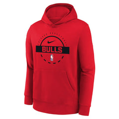 NBA Chicago Bulls Youth 2025/26 Club Fleece Practice Hoodie