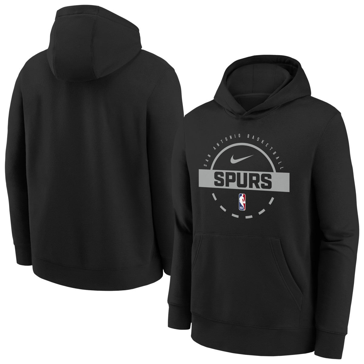 NBA San Antonio Spurs Youth 2025/26 Club Fleece Practice Hoodie