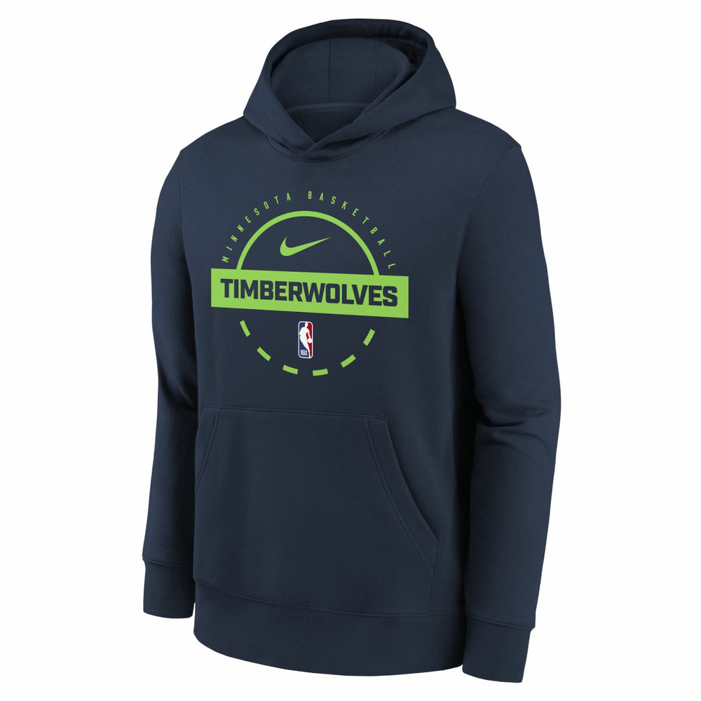 NBA Minnesota Timberwolves Youth 2025/26 Club Fleece Practice Hoodie