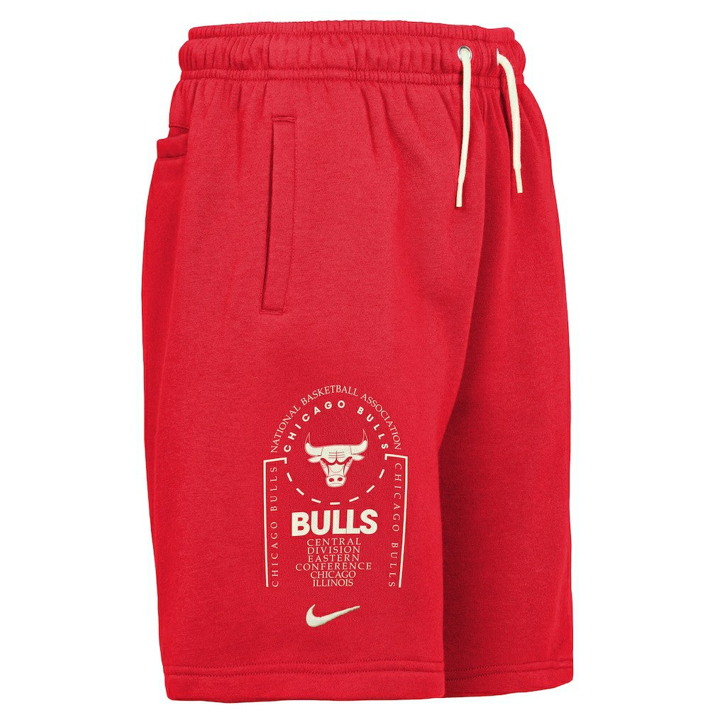 NBA Chicago Bulls Youth Courtside Club Fleece Shorts
