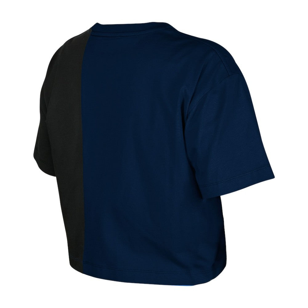 MLB Houston Astros New Era Women's Upcycled Colorblocked Boxy Cropped T-Shirt