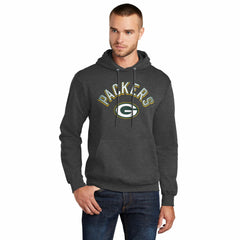 Starter Arch Over Logo Pullover Hoodie - Green Bay Packers