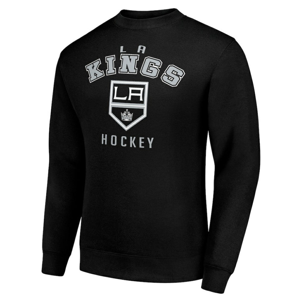 NHL Black Los Angeles Kings Men's Starter Team Logo Fleece Pullover Sweatshirt