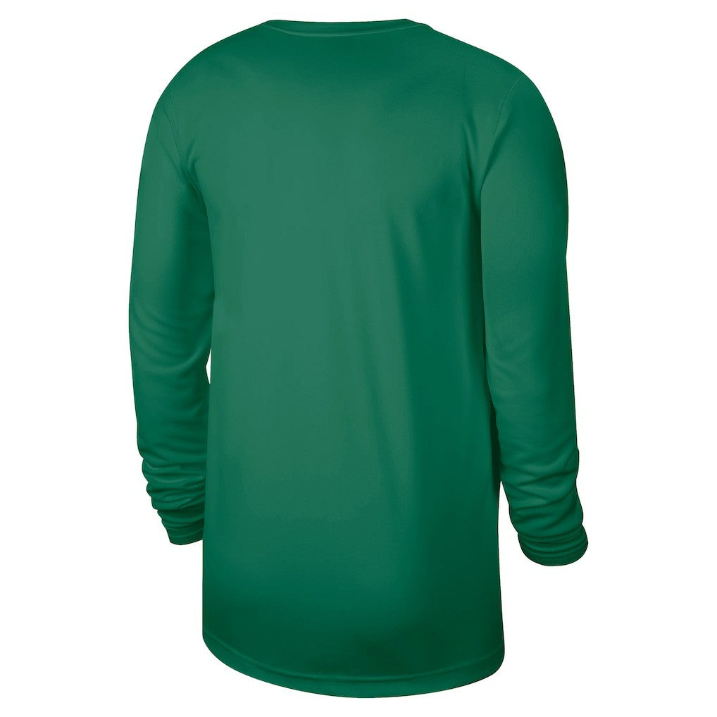 NBA Boston Celtics 2025/26 On-Court Flare Dri-FIT Practice Long Sleeve Tri-Blend T-Shirt