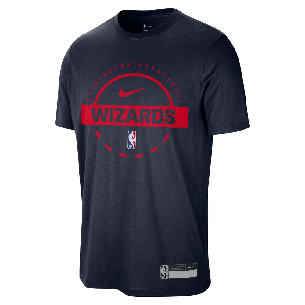 NBA Washington Wizards 2025/26 On-Court Flare Performance Practice T-Shirt