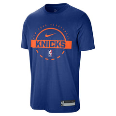 NBA New York Knicks 2025/26 On-Court Flare Performance Practice T-Shirt