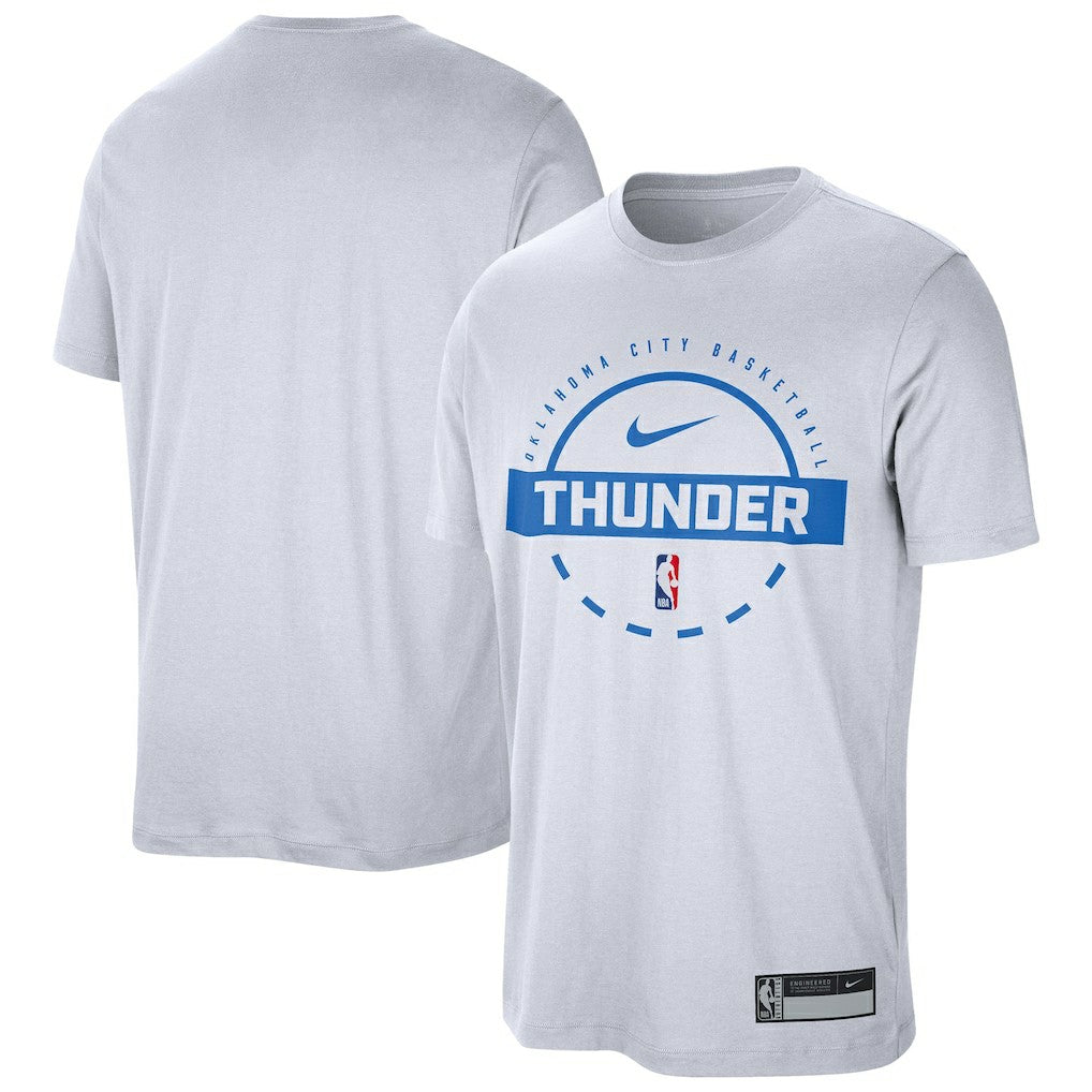 NBA Oklahoma City Thunder 2025/26 On-Court Flare Performance Practice T-Shirt sale
