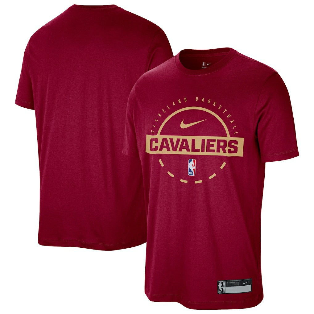 NBA Cleveland Cavaliers 2025/26 On-Court Flare Dri-FIT Tri-Blend Practice T-Shirt sale
