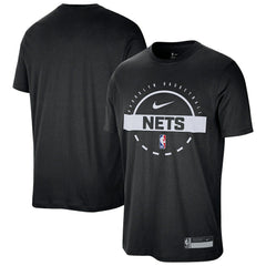 NBA Brooklyn Nets 2025/26 On-Court Flare Performance Practice T-Shirt