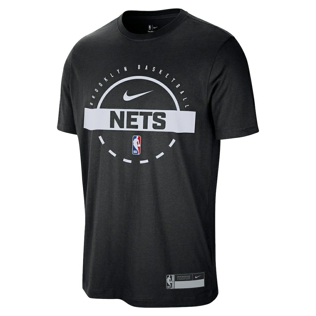 NBA Brooklyn Nets 2025/26 On-Court Flare Performance Practice T-Shirt