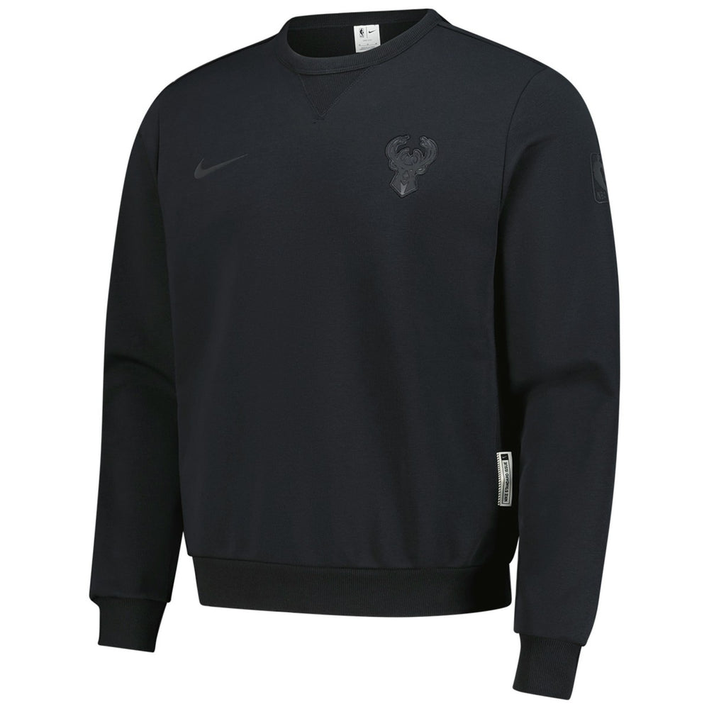 NBA Milwaukee Bucks Authentic Standard Issue Travel Dri-FIT Sweatshirt
