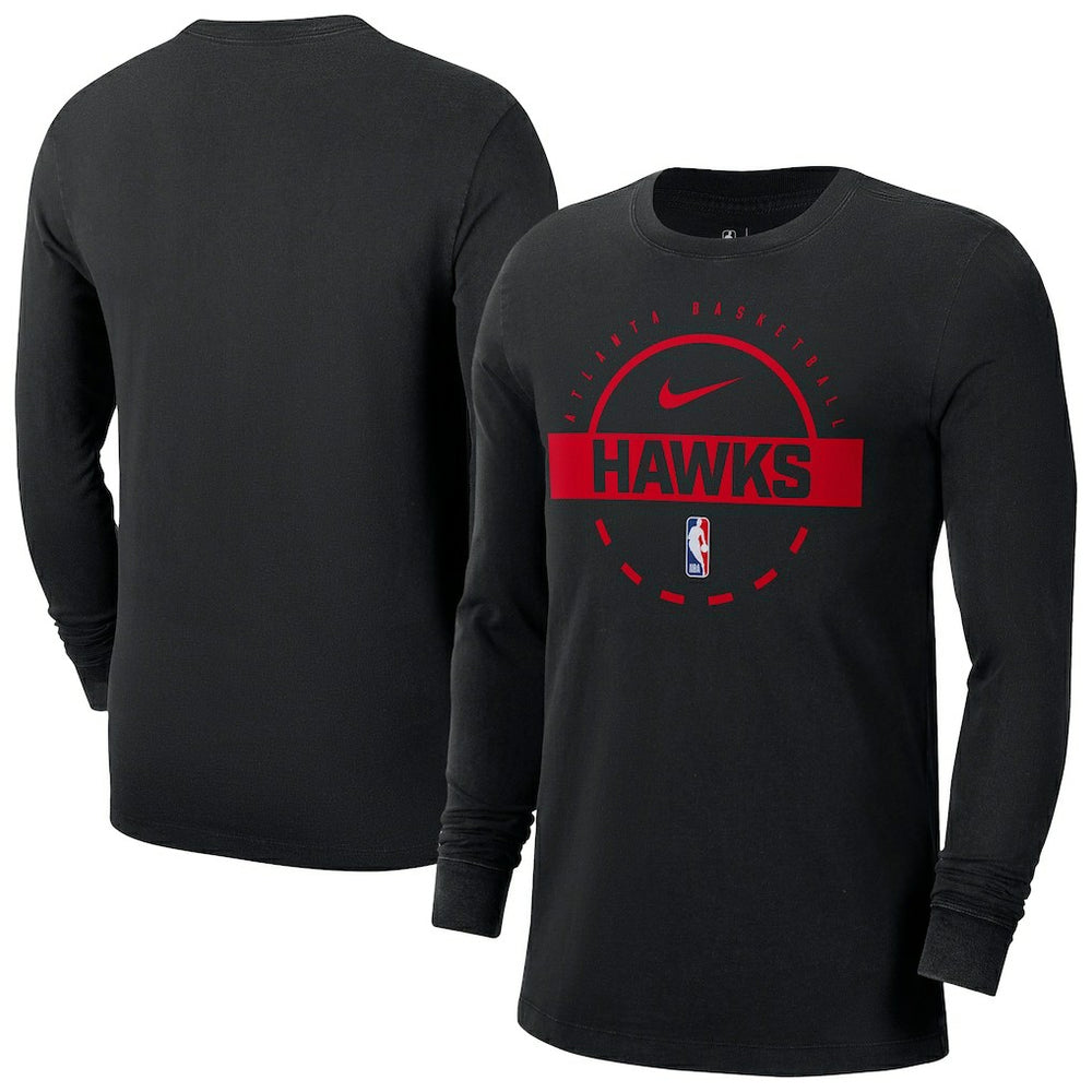 NBA Atlanta Hawks Authentic Long Sleeve Practice T-Shirt
