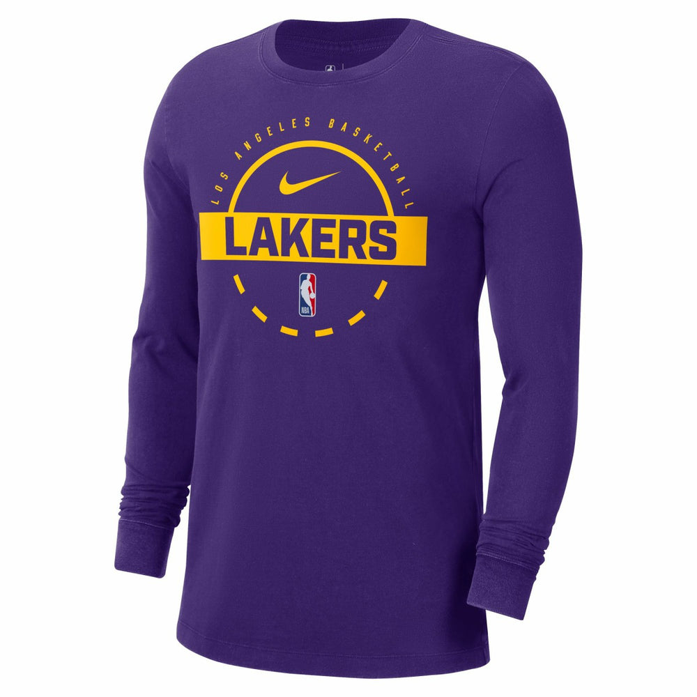 NBA Los Angeles Lakers Authentic Long Sleeve Practice T-Shirt
