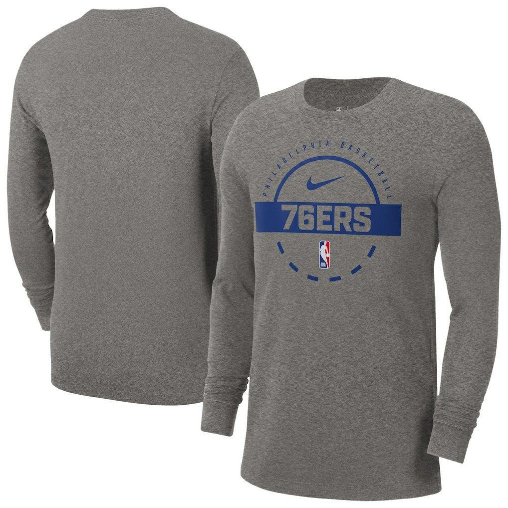 NBA Philadelphia 76ers Authentic Long Sleeve Practice T-Shirt