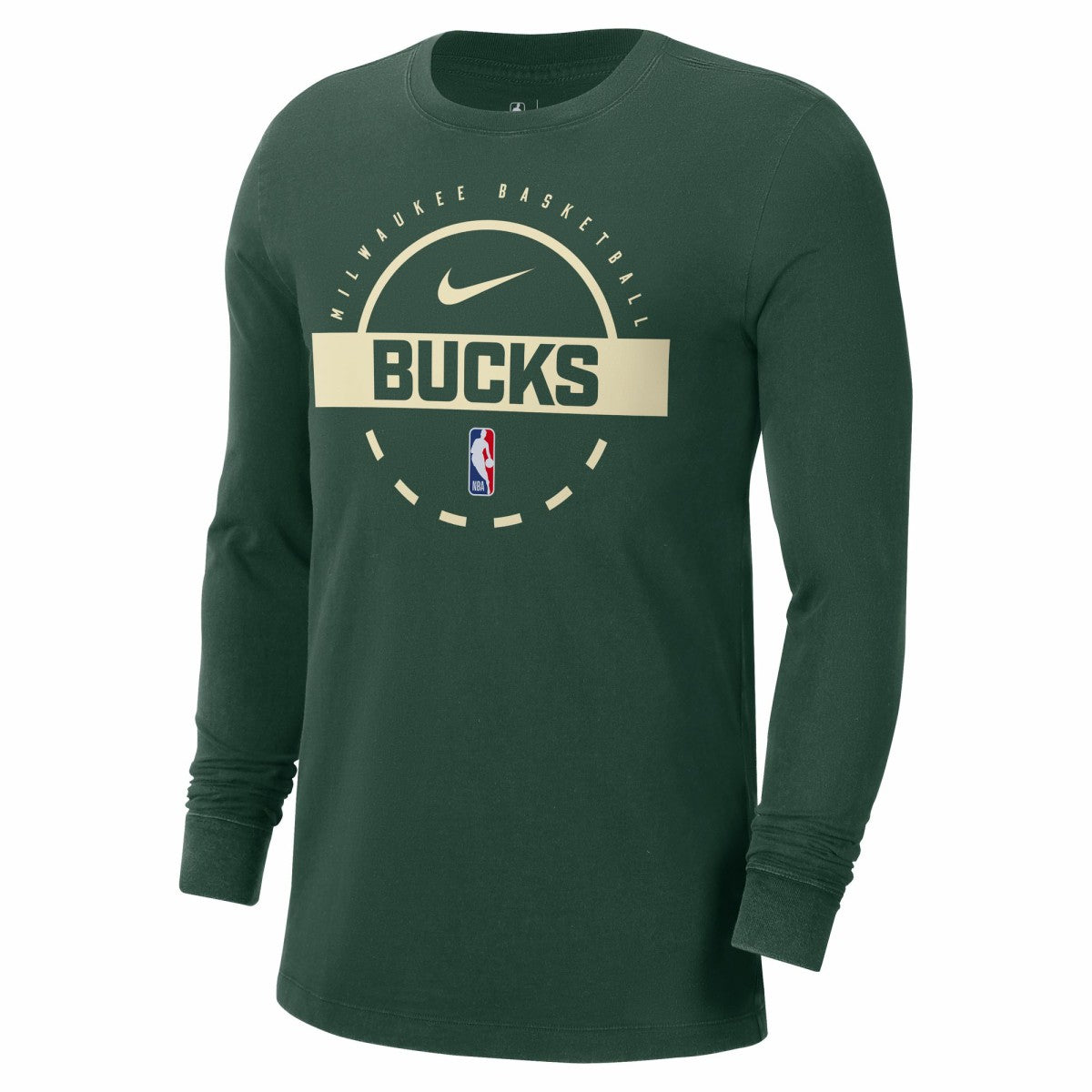 NBA Milwaukee Bucks Authentic Long Sleeve Practice T-Shirt