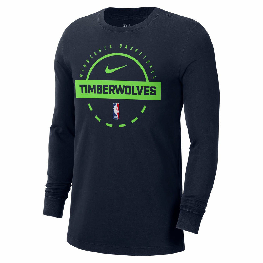 NBA Minnesota Timberwolves Authentic Long Sleeve Practice T-Shirt