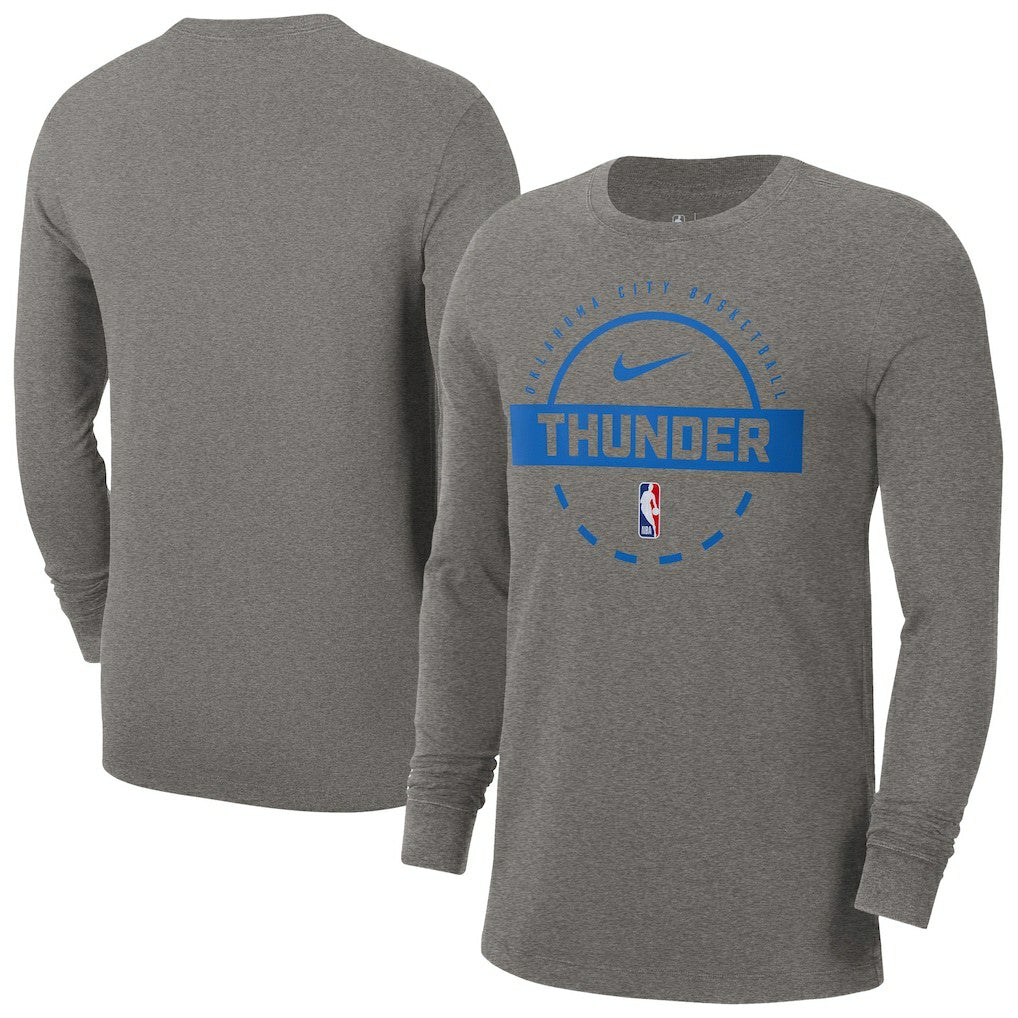 NBA Oklahoma City Thunder Authentic Long Sleeve Practice T-Shirt