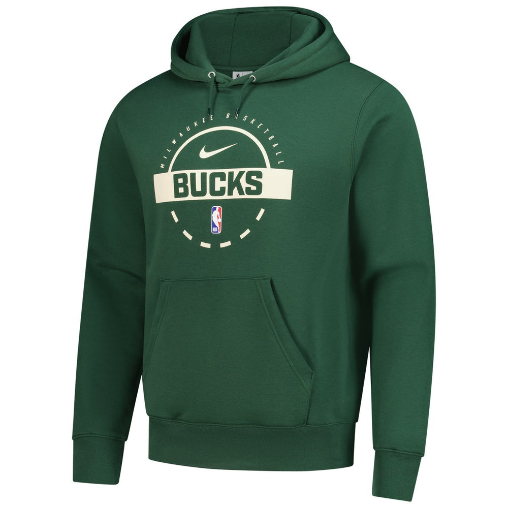NBA Milwaukee Bucks 2025/26 Authentic Practice Club Pullover Hoodie