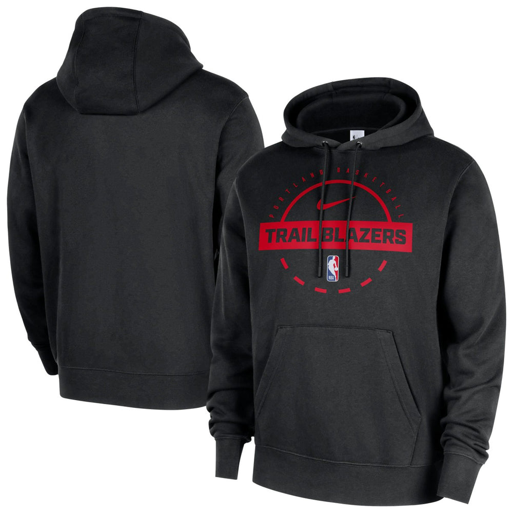 NBA Portland Trail Blazers 2025/26 Authentic Practice Club Pullover Hoodie