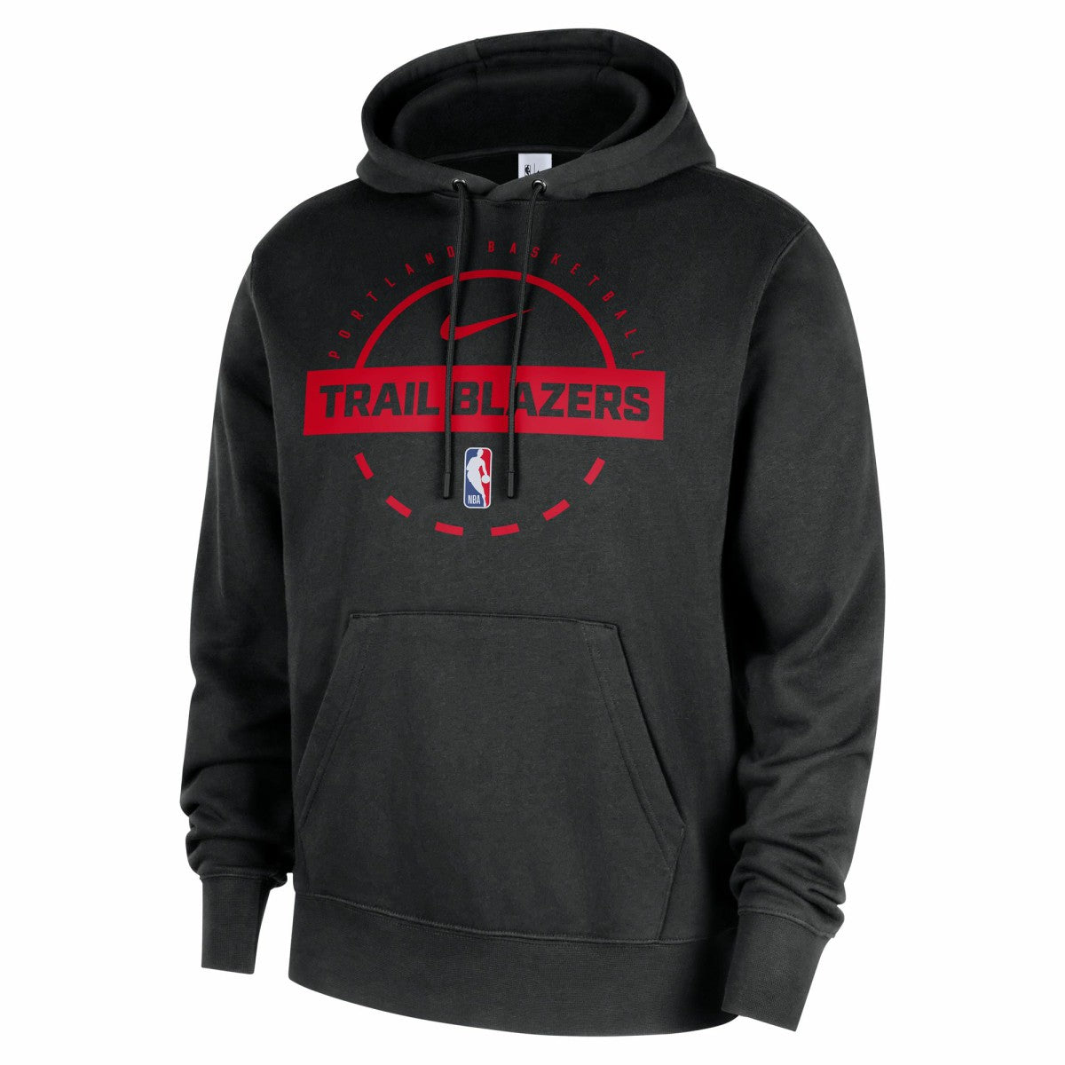 NBA Portland Trail Blazers 2025/26 Authentic Practice Club Pullover Hoodie