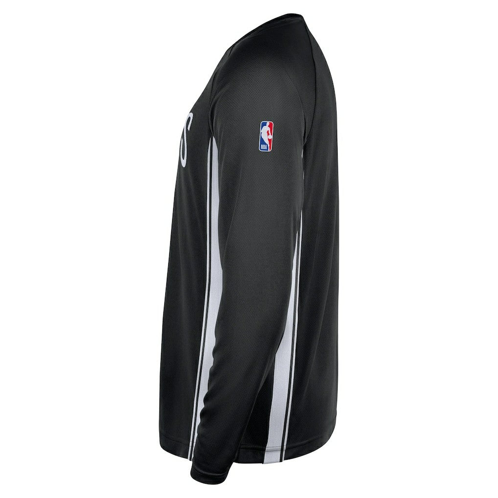 NBA Brooklyn Nets 2025/26 Authentic Pre-Game Legend Dri-FIT Long Sleeve Shooting Shirt