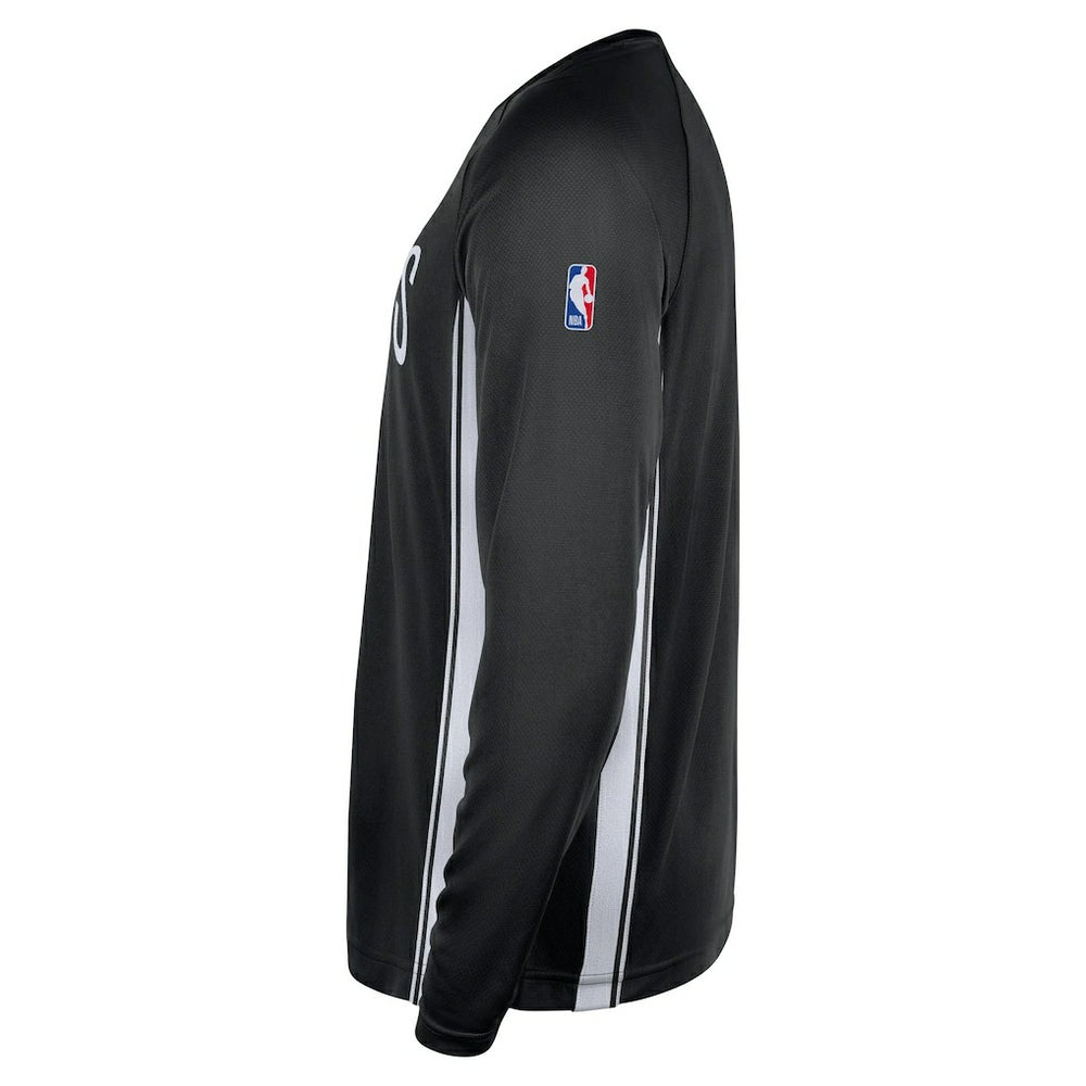 NBA Brooklyn Nets 2025/26 Authentic Pre-Game Legend Dri-FIT Long Sleeve Shooting Shirt