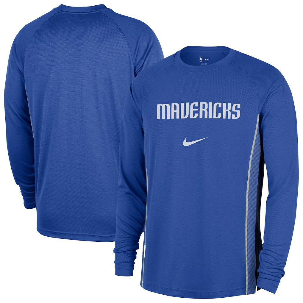 NBA Dallas Mavericks 2025/26 Authentic Pre-Game Legend Dri-FIT Long Sleeve Shooting Shirt sale