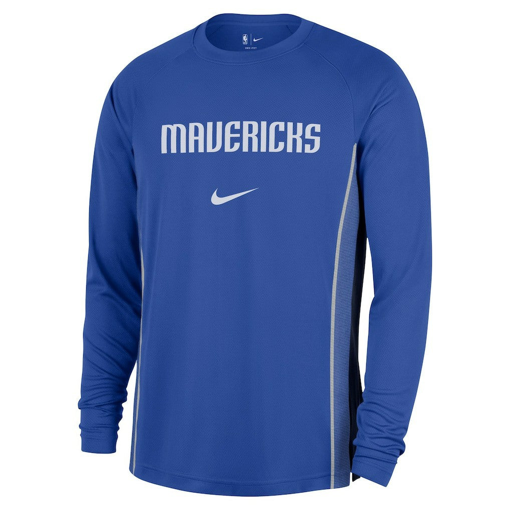 NBA Dallas Mavericks 2025/26 Authentic Pre-Game Legend Dri-FIT Long Sleeve Shooting Shirt sale