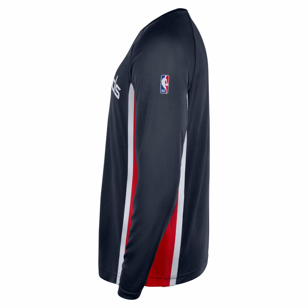 NBA Washington Wizards 2025/26 Authentic Pre-Game Legend Dri-FIT Long Sleeve Shooting Shirt