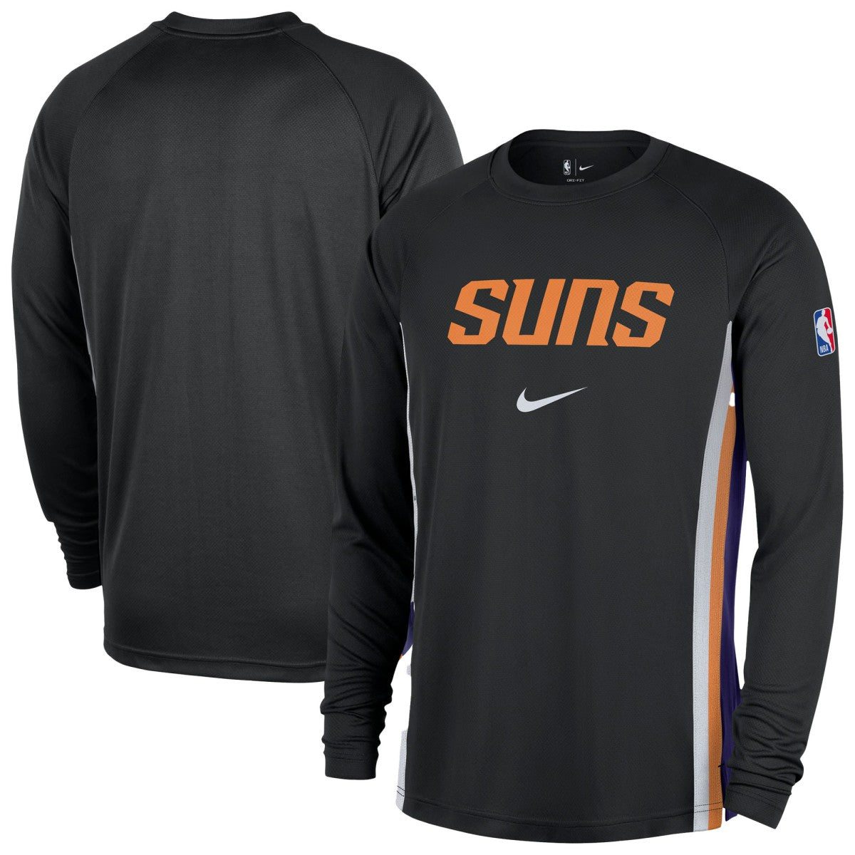 NBA Phoenix Suns 2025/26 Authentic Pre-Game Legend Dri-FIT Long Sleeve Shooting Shirt