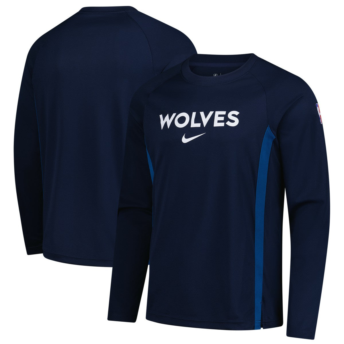 NBA Minnesota Timberwolves 2025/26 Authentic Pre-Game Legend Dri-FIT Long Sleeve Shooting Shirt