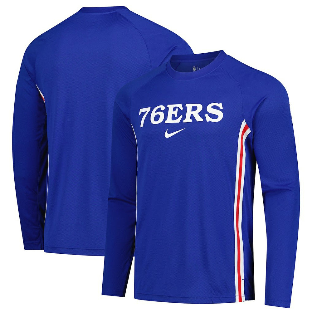 NBA Philadelphia 76ers 2025/26 Authentic Pre-Game Legend Dri-FIT Long Sleeve Shooting Shirt