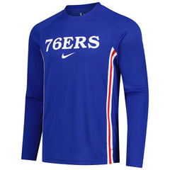 NBA Philadelphia 76ers 2025/26 Authentic Pre-Game Legend Dri-FIT Long Sleeve Shooting Shirt
