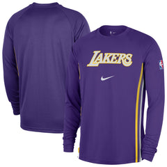 NBA Los Angeles Lakers 2025/26 Authentic Pre-Game Legend Dri-FIT Long Sleeve Shooting Shirt