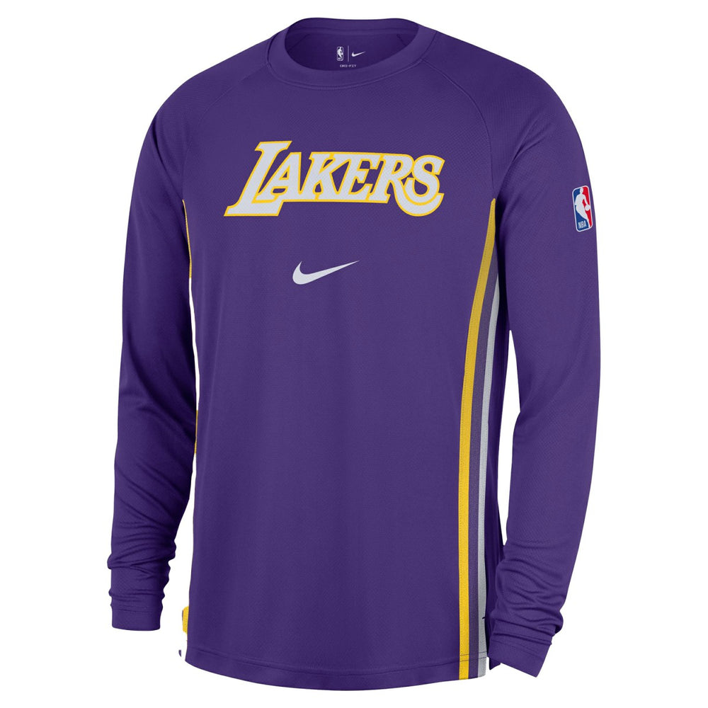 NBA Los Angeles Lakers 2025/26 Authentic Pre-Game Legend Dri-FIT Long Sleeve Shooting Shirt
