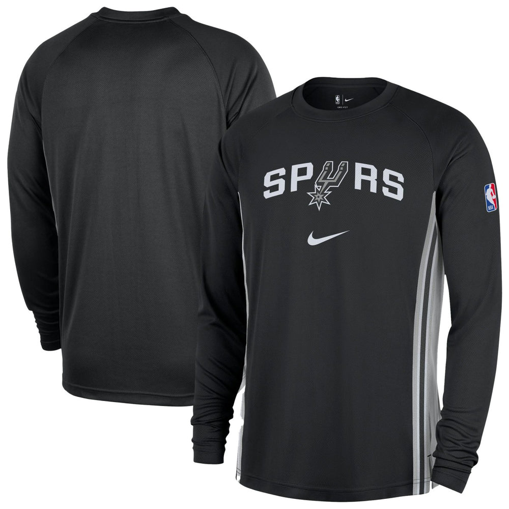 NBA San Antonio Spurs 2025/26 Authentic Pre-Game Legend Dri-FIT Long Sleeve Shooting Shirt