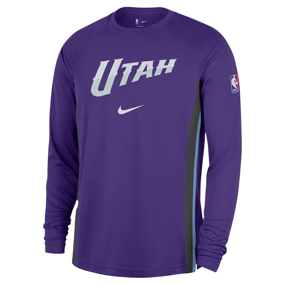 NBA Utah Jazz 2025/26 Authentic Pre-Game Legend Dri-FIT Long Sleeve Shooting Shirt