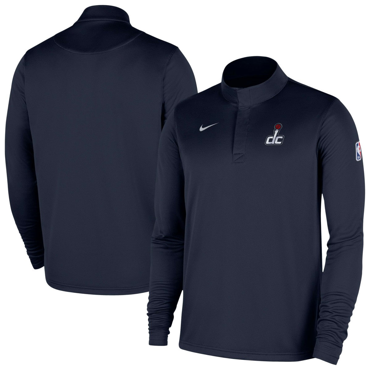 NBA Washington Wizards 2025/26 Authentic Coaches Quarter-Zip Dri-Fit Top