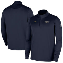 NBA New Orleans Pelicans 2025/26 Authentic Coaches Quarter-Zip Dri-Fit Top