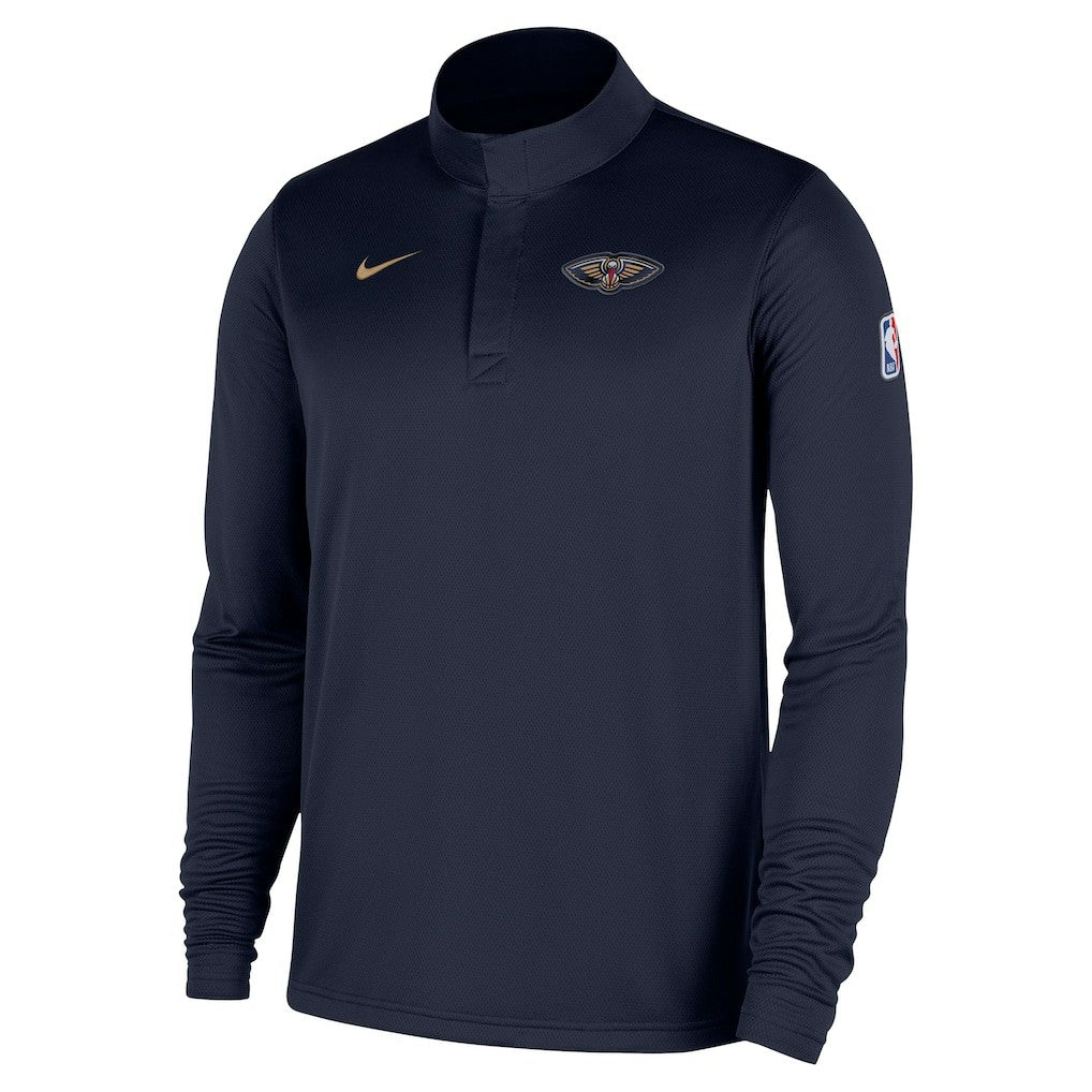 NBA New Orleans Pelicans 2025/26 Authentic Coaches Quarter-Zip Dri-Fit Top