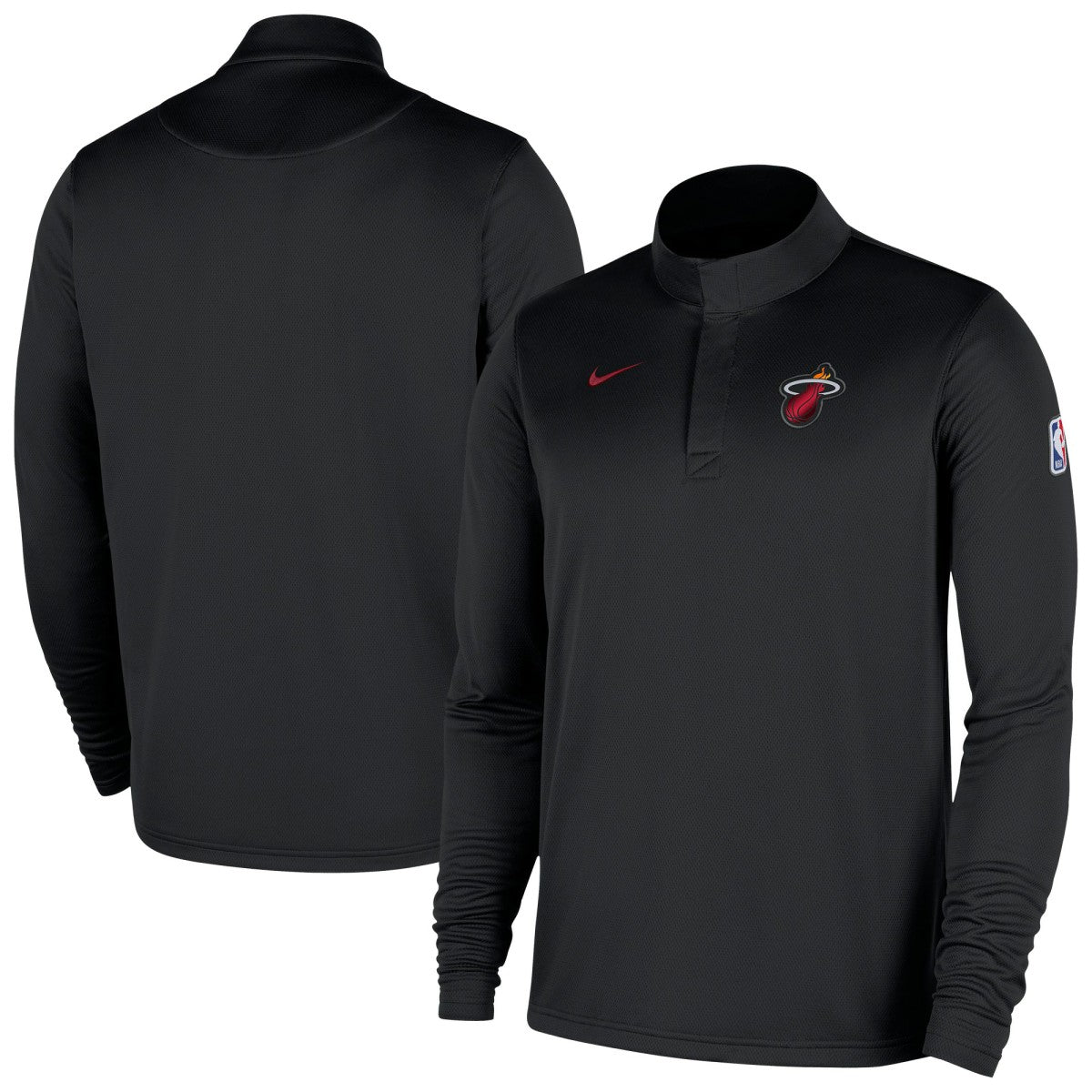 NBA Miami Heat 2025/26 Authentic Coaches Quarter-Zip Dri-Fit Top