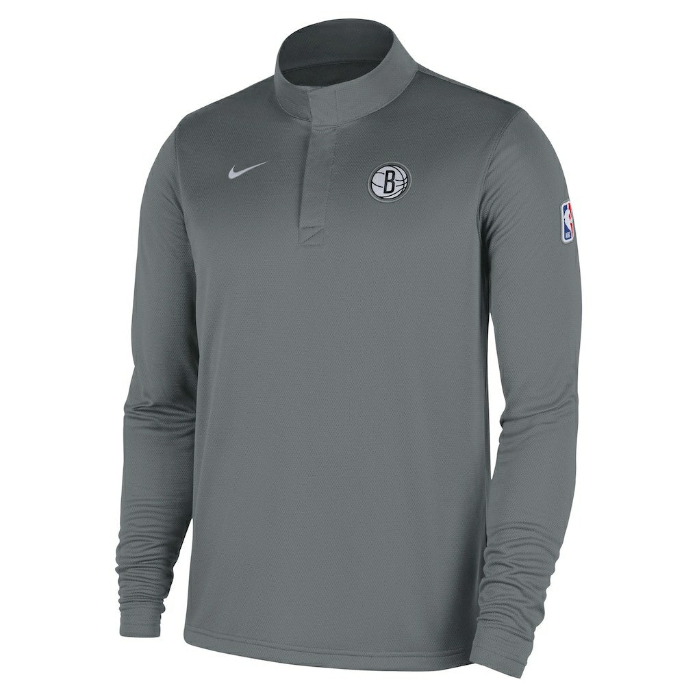 NBA Brooklyn Nets 2025/26 Authentic Coaches Quarter-Zip Dri-Fit Top