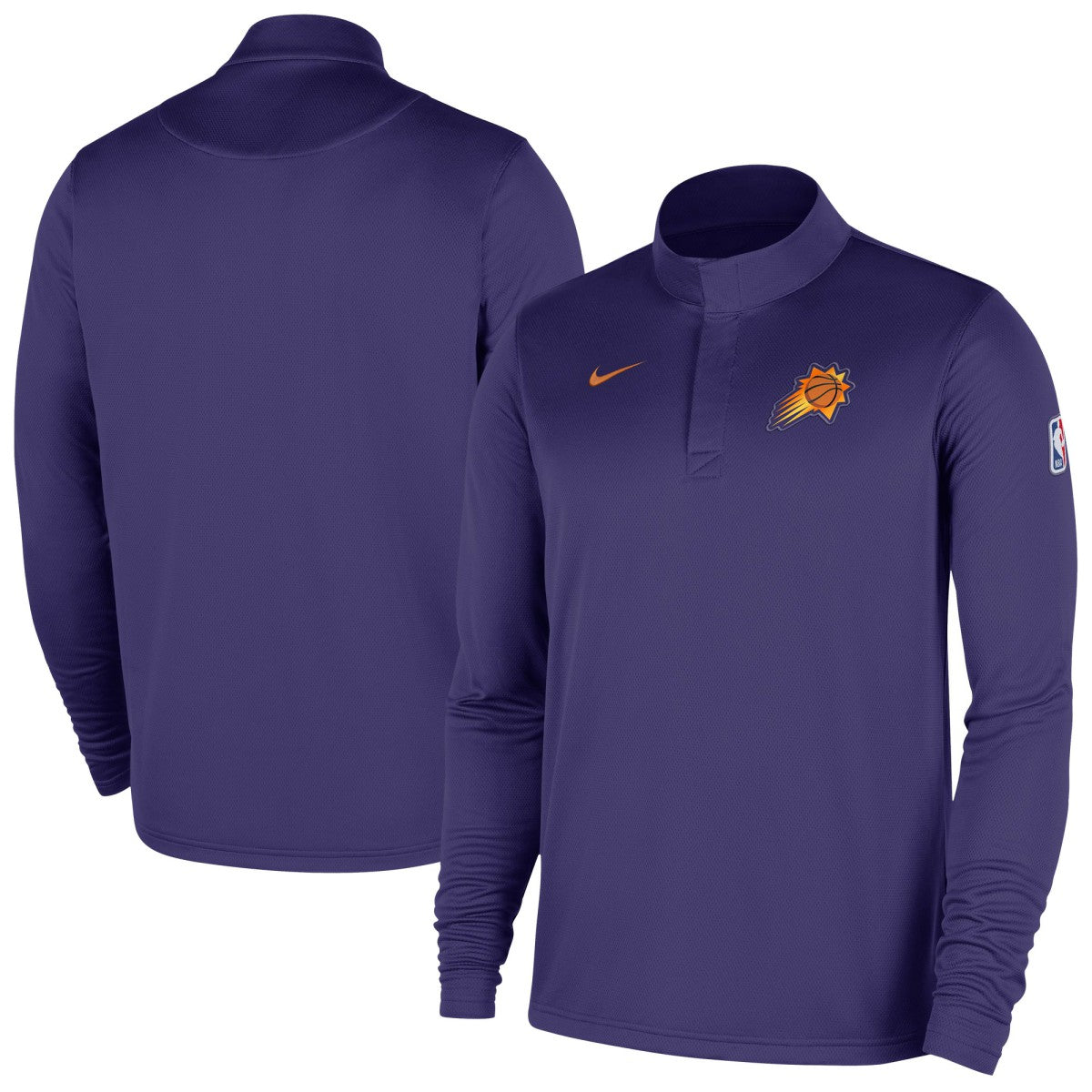 NBA Phoenix Suns 2025/26 Authentic Coaches Quarter-Zip Dri-Fit Top