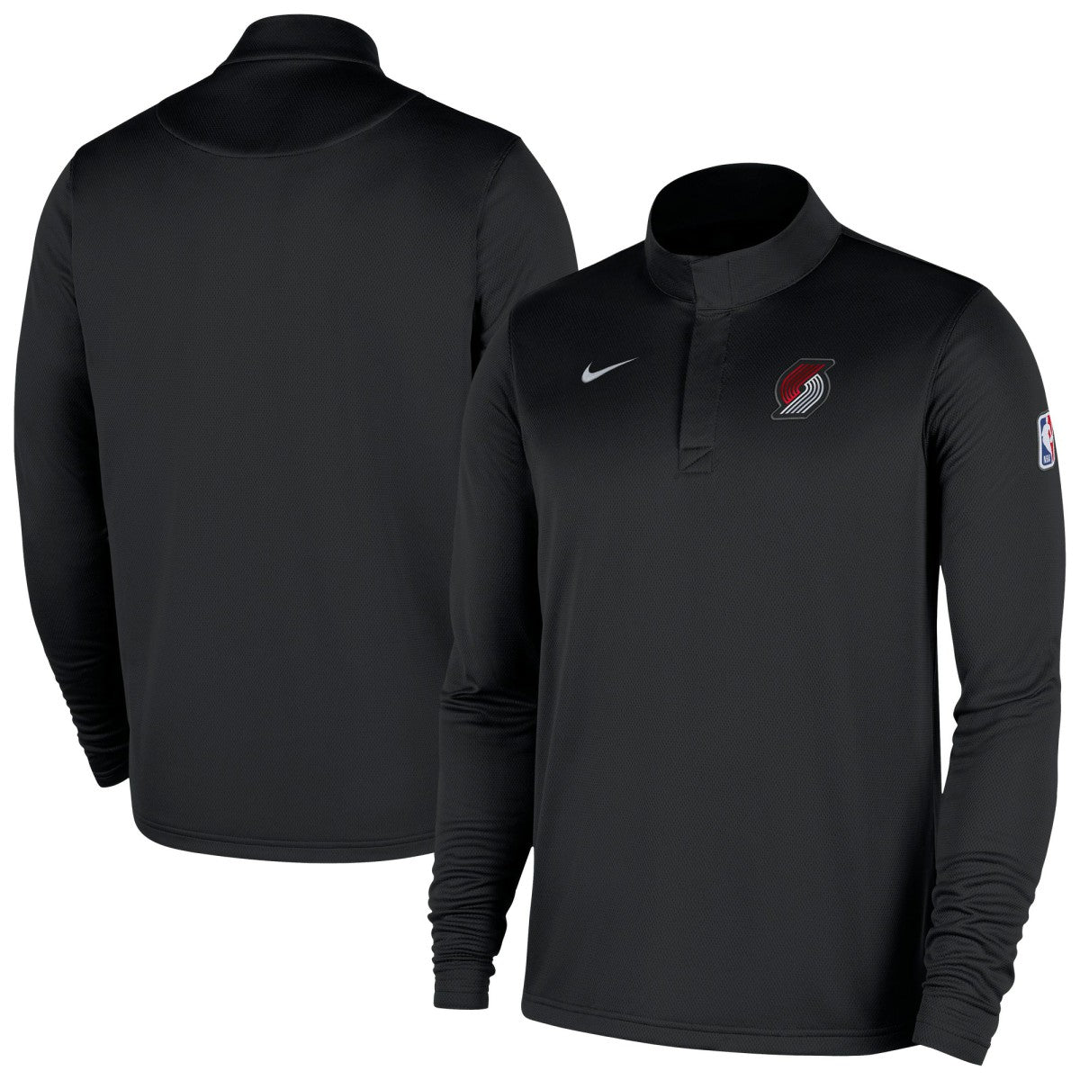 NBA Portland Trail Blazers 2025/26 Authentic Coaches Quarter-Zip Dri-Fit Top